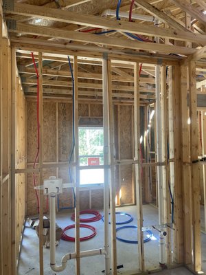 New Construction - One of our current projects. We are providing the HVAC, Plumbing and Electrical for this new build. We will continue to update with pictures as we go. New Construction - One of our current projects. We are providing the HVAC, Plumbing and Electrical for this new build. We will continue to update with pictures as we go.