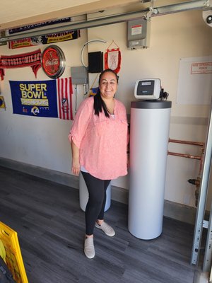 Water Softener & Conditioner - We installed 4 of hybrid water softener and conditioners for this family in Beaumont.