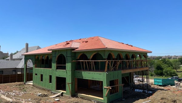 Spanish clay tile roof installation. - This Spanish tile clay roof system is a designer's dream. We loved every bit of this installation, and the homeowner was so happy to see it complete. Spanish clay tile roof installation. - This Spanish tile clay roof system is a designer's dream. We loved every bit of this installation, and the homeowner was so happy to see it complete.