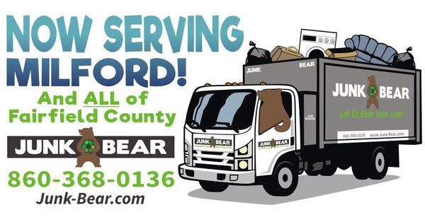 2nd Junk Bear building - Our main location is in Southington, CT. We are expanding out down to Milford, so that we can service all of the Fairfield county and their junk removal needs!
