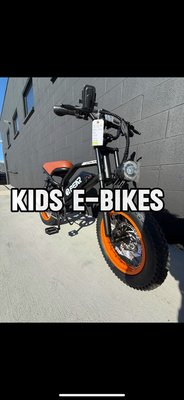 Kids e-bikes - Come by and shop are affordable Electric bikes for kids. We have bikes to fit every height located in Anaheim, California.  Kids e-bikes - Come by and shop are affordable Electric bikes for kids. We have bikes to fit every height located in Anaheim, California. 