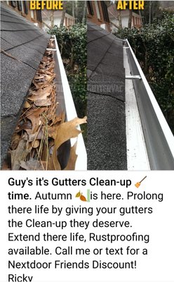 Gutter Cleaning Service & Repair - With Gutter Clean-up® & Siliconeit® Nonstick Gutter Coating your gutters today!
Extend your gutters life span. Prevent erosion, leaks and water damage! Repairs offered.
Let Gutter Clean-up® & Siliconit® a non-stick maintain your gutters today! Gutter Cleaning Service & Repair - With Gutter Clean-up® & Siliconeit® Nonstick Gutter Coating your gutters today!
Extend your gutters life span. Prevent erosion, leaks and water damage! Repairs offered.
Let Gutter Clean-up® & Siliconit® a non-stick maintain your gutters today!
