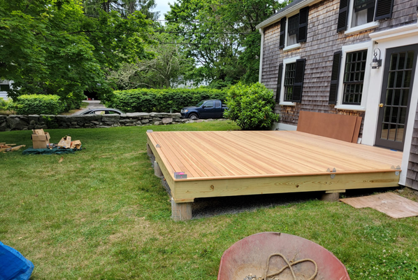 Custom Build Porch - Almost done with this porch build. I love how it's coming out Custom Build Porch - Almost done with this porch build. I love how it's coming out
