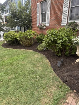 Mulch installation - Mulch is a protective layer of organic or inorganic material placed on top of the soil around plants, trees, and garden beds. In landscaping, mulch is most commonly made from shredded bark or wood and is applied to improve both the health of plants and the appearance of the landscape. Mulch installation - Mulch is a protective layer of organic or inorganic material placed on top of the soil around plants, trees, and garden beds. In landscaping, mulch is most commonly made from shredded bark or wood and is applied to improve both the health of plants and the appearance of the landscape.