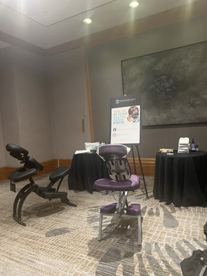 Chair Massage! - The season is here for Conventions and Trade Shows! Book one of more of us to help showcase and engage your business and attract traffic to your booth! Buy 5 hours get the 6th free - We can have one or more therapists. We make you look and feel great! Chair Massage! - The season is here for Conventions and Trade Shows! Book one of more of us to help showcase and engage your business and attract traffic to your booth! Buy 5 hours get the 6th free - We can have one or more therapists. We make you look and feel great!