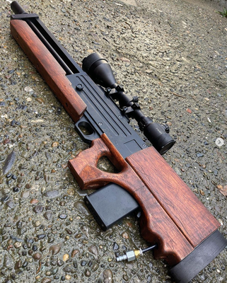 WA2000 Fully Custom Built - Looking to build your dream airsoft gun? Sigma Airsoft pushes the limits beyond what is available from conventional manufacturers. 

This project was a ground up build of the Walther WA2000, replicated for airsoft. The replica features solid construction, with a variety of materials including aluminum bar stock, laser cut ABS side plates, and 3D printed fixturing for internal and external components. Fitted inside the replica is a Polarstar F2 engine that provides maximum tuning for consistent performance.