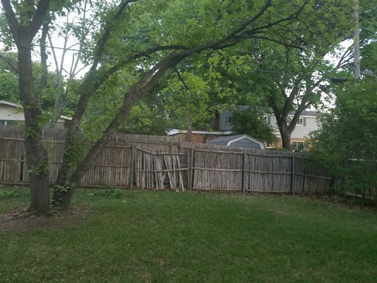 fence replacement - This fence was in bad shape and falling apart. Our company removed the old fence, rails, and posts, and turned it into a beautiful fence they could be proud of and would add value to their property! fence replacement - This fence was in bad shape and falling apart. Our company removed the old fence, rails, and posts, and turned it into a beautiful fence they could be proud of and would add value to their property!