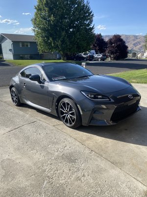 3 Year Coating - This GR86 received a full clay bar, and gloss enhancement polish. After that we coated it with a 3 year Cerakote ceramic coating. The vehicle is now under our ceramic coating maintenance plan! 3 Year Coating - This GR86 received a full clay bar, and gloss enhancement polish. After that we coated it with a 3 year Cerakote ceramic coating. The vehicle is now under our ceramic coating maintenance plan!