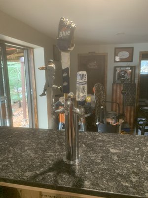 Bar Countertops - Custom Bar Top in Steel Grey Leathered Bar Countertops - Custom Bar Top in Steel Grey Leathered