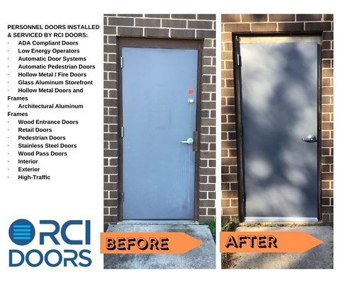 Garage Doors & Personnel Doors - Did you know that we now offer installation services for personnel doors and frames? That's right - we've got you covered for all your door needs.
Contact us today to schedule your installation and give your space a fresh new look! Garage Doors & Personnel Doors - Did you know that we now offer installation services for personnel doors and frames? That's right - we've got you covered for all your door needs.
Contact us today to schedule your installation and give your space a fresh new look!