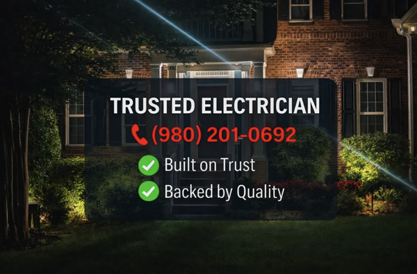 🏡 Electrical Troubleshooting & Repairs – Joe’s Elite Custom Lighting and Electrical - No electrical issue is too big or small! We handle every residential electrical problem—from flickering lights to full system upgrades—with personalized, expert care.
📞 Call or Text for a quick response: (980) 201-0692 ⚡ 🏡 Electrical Troubleshooting & Repairs – Joe’s Elite Custom Lighting and Electrical - No electrical issue is too big or small! We handle every residential electrical problem—from flickering lights to full system upgrades—with personalized, expert care.
📞 Call or Text for a quick response: (980) 201-0692 ⚡