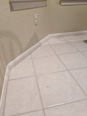 Remove,Sand, and Paint Baseboards after minor flood damage - Remove,Sand, and Paint Baseboards after minor flood damage