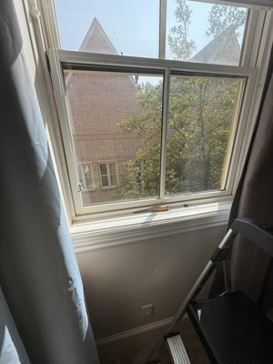 Window repair - Inspected and identified obstructions preventing the window from closing and sealing properly. Removed debris and foreign objects that were obstructing the window track. Realigned the window sash and ensured all components were properly seated within the frame. Verified that the window opens, closes, and locks securely to restore full functionality and eliminate draft or air leakage concerns. Window repair - Inspected and identified obstructions preventing the window from closing and sealing properly. Removed debris and foreign objects that were obstructing the window track. Realigned the window sash and ensured all components were properly seated within the frame. Verified that the window opens, closes, and locks securely to restore full functionality and eliminate draft or air leakage concerns.