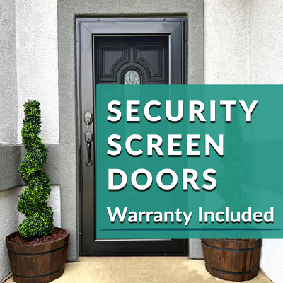 Premium Security Screen Doors - Looking for a high-quality solution to protect and enhance your home's entrance? Den Defenders specializes in providing and installing premium Security Doors that offer an extra layer of protection for your home. Protect your home from intruders, pests, and weather with our top-of-the-line Security Screen Doors. Our experienced team will measure and install your door, including locks, handles, and any necessary custom modifications. Security screen doors are the perfect solution for homeowners who prioritize the safety and comfort of their homes. With these doors, you can enjoy the peace of mind that comes with knowing your home is secure while also allowing fresh air to circulate. Ideal for families with small children or pets, security screen doors are a smart investment for anyone looking to enhance the protection of their home. In addition to our standard security screen doors, we also offer custom solutions to fit any size or style of door. Whether you want to add a touch of style to your front entrance or you need to secure a large patio, we have the perfect solution for you. Choose from our wide range of Swinging Security Screen Doors, Sliding Security Screen Doors, and Security Window Screens to maximize your home's security.Don't compromise on the safety of your home. Contact us today to schedule a free consultation and start enjoying the peace of mind that comes with a secure home.