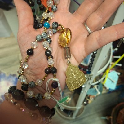 Jewelry - Butterfly Universe is inside Boho Village. We have a wide variety of jewelry, handmade, spiritual, vintage, and designer, and even have a vendor that sells bags of jewelry. My jewelry in Butterfly Universe is also a variety. I made chokers tgar are all one of a kind and badass. I make chakra bracelets and astrology bracelets as well as necklaces with crystal and gemstone beads that have spiritual properties. I have a Native American friend from the Bishop Paiute  tribe whose handmade native beadwork I sell in my shop. I have all kinds of vintage and other cool jewelry finds.