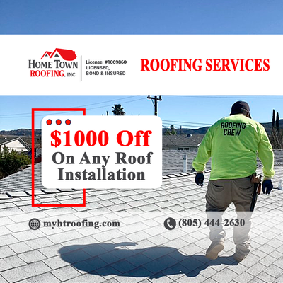 Home Town Roofing: $1,000 Off New Roof Installations! - At Home Town Roofing, we have been dedicated to providing durable, stylish, and affordable roofing solutions for over two decades. Our commitment to quality craftsmanship and personalized service has made us a trusted choice in the community. Home Town Roofing: $1,000 Off New Roof Installations! - At Home Town Roofing, we have been dedicated to providing durable, stylish, and affordable roofing solutions for over two decades. Our commitment to quality craftsmanship and personalized service has made us a trusted choice in the community.