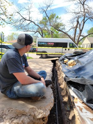 Sewer line replacement - We removed about 60 feet of cast iron pipe and replaced it with all new pvc. Sewer line replacement - We removed about 60 feet of cast iron pipe and replaced it with all new pvc.