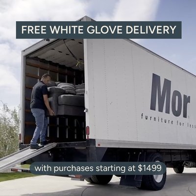 Free White Glove Delivery - Receive free white glove delivery with purchases starting at $1499. Our expert team delivers your item(s) right to your room of choice and handles all the assembly for you. Our team will remove all packaging and debris, allowing you to enjoy your new items right away. Free White Glove Delivery - Receive free white glove delivery with purchases starting at $1499. Our expert team delivers your item(s) right to your room of choice and handles all the assembly for you. Our team will remove all packaging and debris, allowing you to enjoy your new items right away.