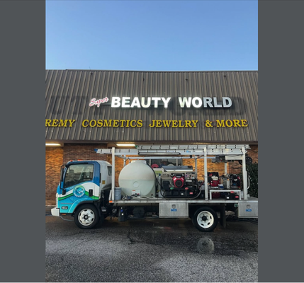 ⚡️ 22 Years Of Commercial Services ⚡️ - "Wonderful customer service from start to finish! Communication was impeccable and very reasonably priced. Thank you for the great experience and making our home look new!"
— Roger O.
"Very professional, on time, courteous/polite staff, did excellent job. Trustworthy. Very nice equipment—state of the art."
— William W.
"Thank you Tay for a great job! Very professional, very knowledgeable, and very fast! Thank you Chris for sending him today."
— Satisfied Customer
From homes and dental offices to restaurants and dealerships, we transform properties with expert soft washing, window cleaning, gutter cleaning, and power washing. Our Fayetteville-based crew revives sidewalks, driveways, fences, commercial spaces, schools, spas, and more—delivering sparkling results every time.
Check out a few of our transformation highlights:
Spotless Sidewalks at Super Beauty World & Carrabba’s
Crystal Clear Windows at Chick-fil-A, UNCP Thomas Hall & Lumberton Honda
Full Exterior Detailing for Fayetteville Homes
Pediatric/Family Dentistry and Commercial Fronts Shine Again
Airplane Hangar & Awning Restorations
Pristine Roofs, Gutter Cleaning, and Fence Transformations
Ready to experience the difference?
Book with the pros trusted for over two decades to make Fayetteville, Hope Mills, Anderson Creek, and beyond sparkle. ⚡️ 22 Years Of Commercial Services ⚡️ - "Wonderful customer service from start to finish! Communication was impeccable and very reasonably priced. Thank you for the great experience and making our home look new!"
— Roger O.
"Very professional, on time, courteous/polite staff, did excellent job. Trustworthy. Very nice equipment—state of the art."
— William W.
"Thank you Tay for a great job! Very professional, very knowledgeable, and very fast! Thank you Chris for sending him today."
— Satisfied Customer
From homes and dental offices to restaurants and dealerships, we transform properties with expert soft washing, window cleaning, gutter cleaning, and power washing. Our Fayetteville-based crew revives sidewalks, driveways, fences, commercial spaces, schools, spas, and more—delivering sparkling results every time.
Check out a few of our transformation highlights:
Spotless Sidewalks at Super Beauty World & Carrabba’s
Crystal Clear Windows at Chick-fil-A, UNCP Thomas Hall & Lumberton Honda
Full Exterior Detailing for Fayetteville Homes
Pediatric/Family Dentistry and Commercial Fronts Shine Again
Airplane Hangar & Awning Restorations
Pristine Roofs, Gutter Cleaning, and Fence Transformations
Ready to experience the difference?
Book with the pros trusted for over two decades to make Fayetteville, Hope Mills, Anderson Creek, and beyond sparkle.