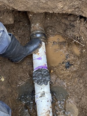 Always at the worst time….Thanksgiving sewer disaster. - Poor customer had to wake up to this on Thanksgiving Day.  We came out that day (no fees) and fixed the issue within a few hours.