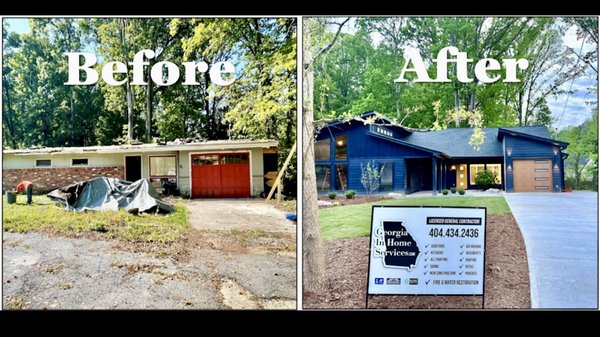 Before and After - Before and After photos of completed large projects. Before and After - Before and After photos of completed large projects.