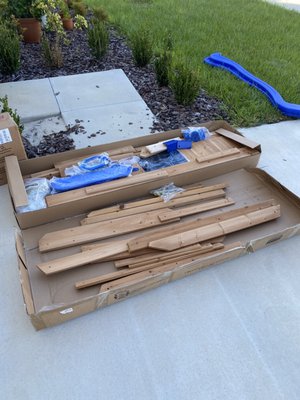 Installation of a playground - Playground