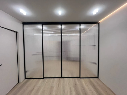 Sliding Glass Partition — Linear Textured Glass - A custom sliding partition installed in a private apartment.
This system features linear textured glass framed in a sleek black perimeter — delivering privacy, light diffusion, and architectural character in one refined solution.
✅ Black perimeter frame for bold definition
✅ Linear textured glass for soft visual separation
✅ Top-hung sliding system with concealed track
✅ Ideal for dividing living and sleeping areas without closing off space
📐 Thinking of something similar?
Send us your layout — we’ll create a custom design that fits perfectly. Sliding Glass Partition — Linear Textured Glass - A custom sliding partition installed in a private apartment.
This system features linear textured glass framed in a sleek black perimeter — delivering privacy, light diffusion, and architectural character in one refined solution.
✅ Black perimeter frame for bold definition
✅ Linear textured glass for soft visual separation
✅ Top-hung sliding system with concealed track
✅ Ideal for dividing living and sleeping areas without closing off space
📐 Thinking of something similar?
Send us your layout — we’ll create a custom design that fits perfectly.