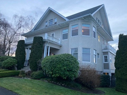 Gutters/Fascia repair - This home is over the top HUGE! We were able to complete our project in one day. Fascia repair and gutter replacement.