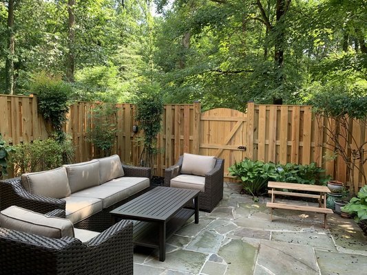 Wooden Fences - These wooden fences provide a beautiful private background to your home. Call us to get your free quote. Wooden Fences - These wooden fences provide a beautiful private background to your home. Call us to get your free quote.