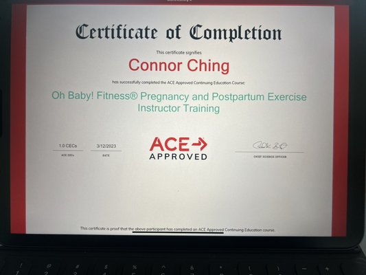 Pre/Postnatal certified - With the knowledge and skill sets to educated women how to safely workout during and after pregnancy. Please reach out if you have any questions or inquiry’s.
(650)274-6484
Connor@thefix.fitness Pre/Postnatal certified - With the knowledge and skill sets to educated women how to safely workout during and after pregnancy. Please reach out if you have any questions or inquiry’s.
(650)274-6484
Connor@thefix.fitness