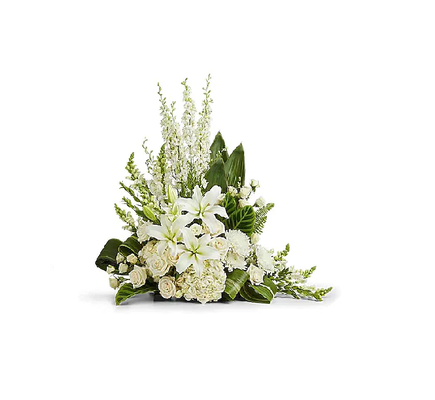 Sympathy & Funeral - At Crystal Gardens Florist, we understand how important it is to express love, comfort, and support during times of loss. Our sympathy arrangements are thoughtfully designed with care and compassion to help you honor the memory of your loved ones. Whether you choose a classic standing spray, a graceful wreath, or a serene vase arrangement, each piece is crafted with fresh, elegant blooms to bring a sense of peace and remembrance. Let us help you convey your heartfelt condolences with beauty and grace. Sympathy & Funeral - At Crystal Gardens Florist, we understand how important it is to express love, comfort, and support during times of loss. Our sympathy arrangements are thoughtfully designed with care and compassion to help you honor the memory of your loved ones. Whether you choose a classic standing spray, a graceful wreath, or a serene vase arrangement, each piece is crafted with fresh, elegant blooms to bring a sense of peace and remembrance. Let us help you convey your heartfelt condolences with beauty and grace.