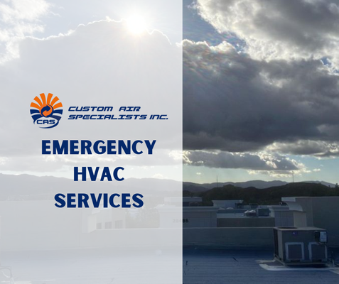 Emergency HVAC Services - Custom Air Specialists Inc. Serving Santa Clarita, Agua Dulce, Los Angeles, Castaic and surrounding areas. We do Commercial and Residential HVAC Services. We service Heaters and Air Conditioners, Install Heaters and Air Conditioners, service and install Furnaces, Replace Air Ducts, Thermostats and Repair HVAC Units etc. Emergency HVAC services and HVAC repair. Emergency Heater Repair. Emergency Air Conditioning Repair. Emergency Air Vent Repair. Emergency HVAC Services - Custom Air Specialists Inc. Serving Santa Clarita, Agua Dulce, Los Angeles, Castaic and surrounding areas. We do Commercial and Residential HVAC Services. We service Heaters and Air Conditioners, Install Heaters and Air Conditioners, service and install Furnaces, Replace Air Ducts, Thermostats and Repair HVAC Units etc. Emergency HVAC services and HVAC repair. Emergency Heater Repair. Emergency Air Conditioning Repair. Emergency Air Vent Repair.