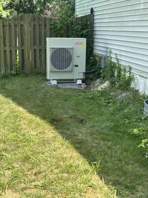 New side discharge system installed with care! - Out with the old and in with the new. A/C has changed in the past few years. No more bulky loud equipment. We were able to update this home with a modern side discharge and WiFi thermostat. This system is high efficiency at a fraction of the cost of their competitors. New side discharge system installed with care! - Out with the old and in with the new. A/C has changed in the past few years. No more bulky loud equipment. We were able to update this home with a modern side discharge and WiFi thermostat. This system is high efficiency at a fraction of the cost of their competitors.