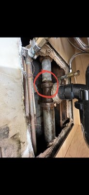 Broken glavanized pipe - Removing and replacing old galvanized pipe with plastic ABS pipe or cast iron would be ideal to have a sufficient working waste system is the way to go. This customer needed a quick and effective fix to stop the leakage from going down to their crawl space. Broken glavanized pipe - Removing and replacing old galvanized pipe with plastic ABS pipe or cast iron would be ideal to have a sufficient working waste system is the way to go. This customer needed a quick and effective fix to stop the leakage from going down to their crawl space.