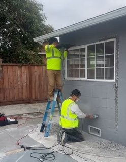 conversion of window into door - Converted a window into a new patio sliding door conversion of window into door - Converted a window into a new patio sliding door