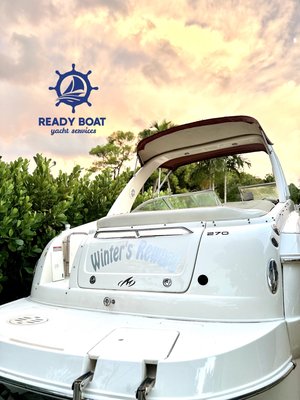 BOAT DETAILING - Gold Package 
Wash and Wax 
Conditioner 
Removed mildew and rust - Boat Detailing: It's a process that includes refurbishing the exposed surfaces of the boat to improve their appearance. The operation may involve cleaning, waxing, sanding, polishing, and painting various areas of the vessel. We use a excellent Pressure Washer and high-quality cleaning products, as the cleaning product does the work by weakening and loosening dirt and grime that a simple hose and sprayer nozzle can remove.