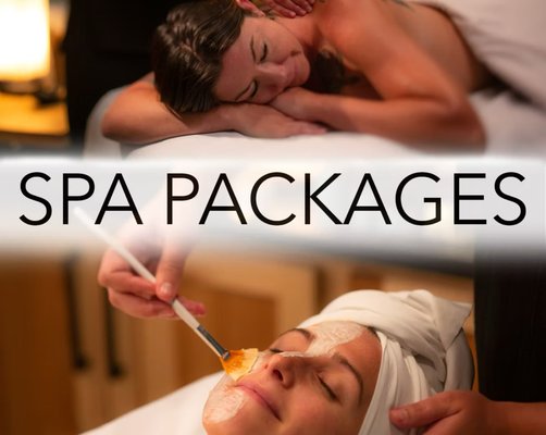 Spa Packages - Our Silver package includes a 60-minute custom massage followed by our luxurious 60-minute signature facial. Together, our signature facial and custom massage package will provide the perfect spa experience. You'll leave feeling relaxed, refreshed, and glowing from head to toe. Total time 2hrs 15min. Save $30!