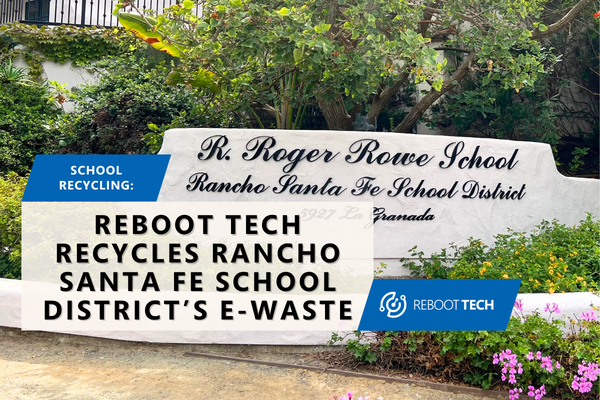 Cleared Out Years of Electronics for Rancho Santa Fe School District - We had a great experience working with R. Roger Rowe School in the Rancho Santa Fe School District. They had accumulated years worth of old electronic equipment - everything from electronic whiteboards and monitors to keyboards, mice, laptop chargers, headphones, and extension cords. You know how it is with schools - new technology comes in, but the old stuff just keeps piling up in storage rooms!

The school staff was overwhelmed trying to figure out how to dispose of everything properly, especially with all the data security concerns and environmental regulations they needed to follow. That's where we came in.

We handled the entire process from start to finish - picked up all the equipment, securely wiped any sensitive data from devices, and made sure everything was recycled in an environmentally responsible way. The school didn't have to worry about a thing, and of course, our service came at no cost to them.

By the time we were done, they had cleared out multiple years of accumulated electronics and had all the proper documentation for their records. The relief on the staff's faces was priceless - they could finally reclaim that storage space and focus on what matters most: educating students.

It's always rewarding to help local schools solve these kinds of problems while doing our part to keep electronics out of landfills.