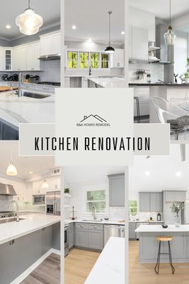 Kitchen Renovation - I did the restoration of the kitchen, and the replacement was a counter tapa and backsplash