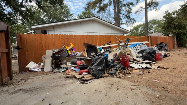 Backyard Cleanout — 3,000 lbs of Debris Removed! - This backyard was filled with over 3,000 pounds of debris — including tile, wood, roof shingles, mattresses, and trash. The Junk Busters crew came in, loaded everything up into our trailer, and completely cleared the area, leaving it spotless and ready to use again.
No job is too big or too messy for us — whether it’s a property cleanout, renovation debris, or old furniture, we handle it all with care and efficiency.
Junk Busters — Keeping Houston Clean, One Yard at a Time. ♻️ Backyard Cleanout — 3,000 lbs of Debris Removed! - This backyard was filled with over 3,000 pounds of debris — including tile, wood, roof shingles, mattresses, and trash. The Junk Busters crew came in, loaded everything up into our trailer, and completely cleared the area, leaving it spotless and ready to use again.
No job is too big or too messy for us — whether it’s a property cleanout, renovation debris, or old furniture, we handle it all with care and efficiency.
Junk Busters — Keeping Houston Clean, One Yard at a Time. ♻️