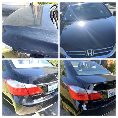 Paint correction service - Paint correction is an important step in maintaining the shine and slick of your vehicle, as scratches or micro-marring in the body paint layer creates the imperfections you see on your car. Among the imperfections that can appear are swirl marks or spider webbing, caused by improper washing and drying.