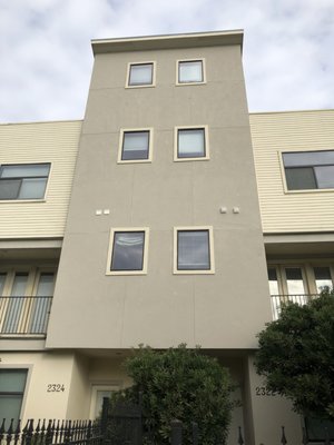 Fascia Upgrade - This is an upgrade to the front face of this property to remove the old shutters, fix underlying damage from previous repairs, and apply a fresh coat of paint to make the fascia all the same color. Fascia Upgrade - This is an upgrade to the front face of this property to remove the old shutters, fix underlying damage from previous repairs, and apply a fresh coat of paint to make the fascia all the same color.