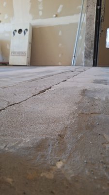 Trip hazard removal project - Often concrete can lift causing it to break and crack. This causes a large hump that can be considered a trip hazard. Now employees can push carts and walk without being impaired. Trip hazard removal project - Often concrete can lift causing it to break and crack. This causes a large hump that can be considered a trip hazard. Now employees can push carts and walk without being impaired.