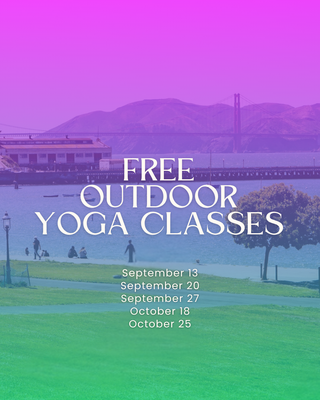 FREE Outdoor Yoga at Marina Green - Get your sun salutations and your sunshine 🌞 (or maybe a little fog — this is SF) at our outdoor Vinyasa Flow class.
We’re turning Marina Green into a moving meditation with music, movement, and Mother Nature.
You’ll hear every cue and every beat, while tuning out the rest of the world. Just you, your breath, the beats, and the bay views.
- All levels welcome
- Bring a mat, water, and something cozy — just in case Karl the Fog makes an appearance.
Where: Marina Green Triangle (Marina Blvd @ Webster) FREE Outdoor Yoga at Marina Green - Get your sun salutations and your sunshine 🌞 (or maybe a little fog — this is SF) at our outdoor Vinyasa Flow class.
We’re turning Marina Green into a moving meditation with music, movement, and Mother Nature.
You’ll hear every cue and every beat, while tuning out the rest of the world. Just you, your breath, the beats, and the bay views.
- All levels welcome
- Bring a mat, water, and something cozy — just in case Karl the Fog makes an appearance.
Where: Marina Green Triangle (Marina Blvd @ Webster)