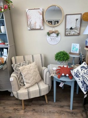 Home Decor - No matter your style, we have a wide selection of new, vintage and even antique furnishings! Choose from wall decor, textile options, furniture, shelf sitters, as well as accents for kitchen and entertaining. Our unique collection allows you to create your happy place. Home Decor - No matter your style, we have a wide selection of new, vintage and even antique furnishings! Choose from wall decor, textile options, furniture, shelf sitters, as well as accents for kitchen and entertaining. Our unique collection allows you to create your happy place.