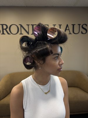 Volume blow out - I love a bomb blow out with bounce! So voluminous and soft and not crunchy that lasts for days is my favorite thing. I use rollers and many techniques to give you a style that lasts Volume blow out - I love a bomb blow out with bounce! So voluminous and soft and not crunchy that lasts for days is my favorite thing. I use rollers and many techniques to give you a style that lasts