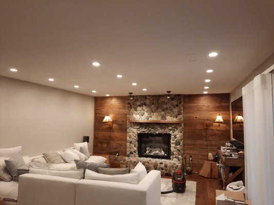 Added recess lighting - Here is a recessed lighting project we completed in Annapolis. These are the before and after pictures. The client was thrilled with the outcome. Added recess lighting - Here is a recessed lighting project we completed in Annapolis. These are the before and after pictures. The client was thrilled with the outcome.