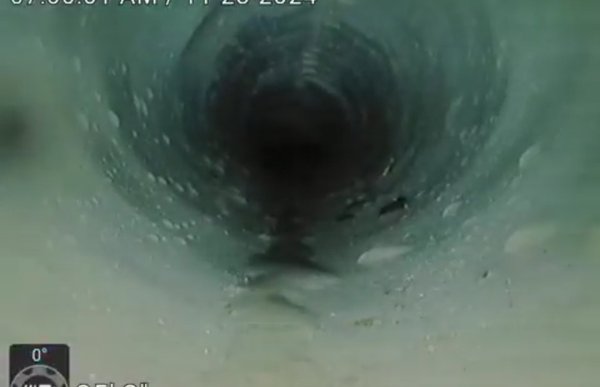 New Fiber Glass Pipe - Client hired us to rehabilitate the old cast iron sewer pipes. He was experiencing back ups, stoppages and foul odor. We were to create a new pipe within the existing cast iron without any digging or trenching in only 5 days. New Fiber Glass Pipe - Client hired us to rehabilitate the old cast iron sewer pipes. He was experiencing back ups, stoppages and foul odor. We were to create a new pipe within the existing cast iron without any digging or trenching in only 5 days.