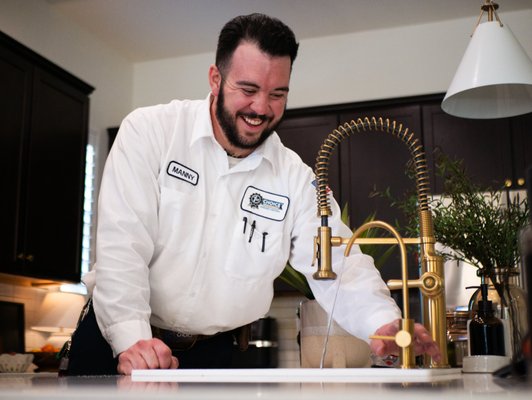 Leak Detection Service - Called out for a leak detection service where a customer suspected a hidden water leak but couldn't pinpoint the source. Our technician used specialized tools to trace the issue back to its exact location without tearing into walls or flooring unnecessarily. Catching leaks early — and finding them precisely — saves homeowners from costly water damage, mold growth, and wasted water down the line. 1st Choice  — accurate diagnostics that protect your home.