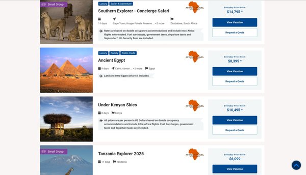 Book a Tour - We understand that sometimes you want to extend your vacation beyond the cruise, or maybe you're looking for a completely different type of getaway. That's why we offer a wide range of land tours and hotel resorts to destinations around the world.
Here's how we can help you plan the perfect land-based vacation:
Extensive Selection: We offer a vast portfolio of land tours, from guided group tours to independent adventures. Whether you're interested in exploring the historical sites of Europe, the natural wonders of North America, or the cultural richness of Asia, we have something for everyone.
Hotel Resorts: We also offer a wide selection of hotel resorts, from family-friendly all-inclusives to luxurious adults-only retreats. We can help you find the perfect resort to match your budget and travel style.
Expedia Advantage: As part of the Expedia Group family, we leverage our parent company's vast network and expertise to bring you the best deals on land tours, hotel resorts, and other travel products. This means you can save money and enjoy exclusive perks when you book with us.
How to Book:
Booking your land tours and hotel resorts through Expedia Cruises is easy! Simply visit our Norwalk location, give us a call, or send us an email, and our expert travel agents will be happy to assist you. We'll work with you to understand your travel preferences and create a customized itinerary that meets your needs and budget.
Benefits of Booking with Expedia Cruises:
Expert Advice: Our travel agents are knowledgeable about a wide range of destinations and travel products. They can provide valuable insights and recommendations to help you plan the perfect trip.
Convenience: We handle all the details of your booking, so you can relax and enjoy the anticipation of your vacation.
Best Deals: We leverage our relationship with Expedia to get you the best possible deals on land tours, hotel resorts, and other travel products.
Peace of Mind: We're here to support you before, during, and after your trip. If you have any questions or concerns, our team is always available to assist you.
Contact us today and let us help you plan your dream land-based vacation! Book a Tour - We understand that sometimes you want to extend your vacation beyond the cruise, or maybe you're looking for a completely different type of getaway. That's why we offer a wide range of land tours and hotel resorts to destinations around the world.
Here's how we can help you plan the perfect land-based vacation:
Extensive Selection: We offer a vast portfolio of land tours, from guided group tours to independent adventures. Whether you're interested in exploring the historical sites of Europe, the natural wonders of North America, or the cultural richness of Asia, we have something for everyone.
Hotel Resorts: We also offer a wide selection of hotel resorts, from family-friendly all-inclusives to luxurious adults-only retreats. We can help you find the perfect resort to match your budget and travel style.
Expedia Advantage: As part of the Expedia Group family, we leverage our parent company's vast network and expertise to bring you the best deals on land tours, hotel resorts, and other travel products. This means you can save money and enjoy exclusive perks when you book with us.
How to Book:
Booking your land tours and hotel resorts through Expedia Cruises is easy! Simply visit our Norwalk location, give us a call, or send us an email, and our expert travel agents will be happy to assist you. We'll work with you to understand your travel preferences and create a customized itinerary that meets your needs and budget.
Benefits of Booking with Expedia Cruises:
Expert Advice: Our travel agents are knowledgeable about a wide range of destinations and travel products. They can provide valuable insights and recommendations to help you plan the perfect trip.
Convenience: We handle all the details of your booking, so you can relax and enjoy the anticipation of your vacation.
Best Deals: We leverage our relationship with Expedia to get you the best possible deals on land tours, hotel resorts, and other travel products.
Peace of Mind: We're here to support you before, during, and after your trip. If you have any questions or concerns, our team is always available to assist you.
Contact us today and let us help you plan your dream land-based vacation!